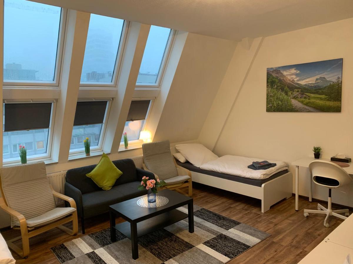 בילפלד Cityapartment Platinum-Zentrum Mit Parkplatz מראה חיצוני תמונה