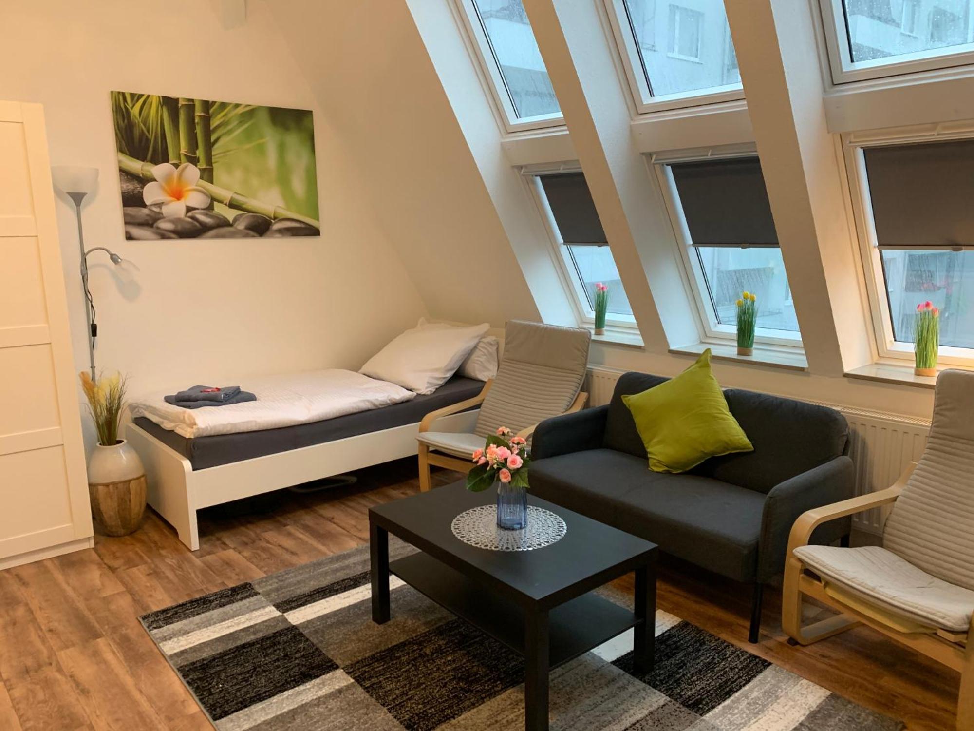 בילפלד Cityapartment Platinum-Zentrum Mit Parkplatz מראה חיצוני תמונה